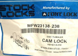 Fort Lock MFW23138-238 Disc Tumbler Cam Lock Stainless Steel (3 Available)