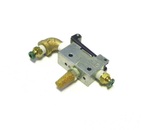 ARO  203-C  PNEUMATIC  MANUAL  AIR SWITCH VALVE W/MUFFLER 1/8 NPT