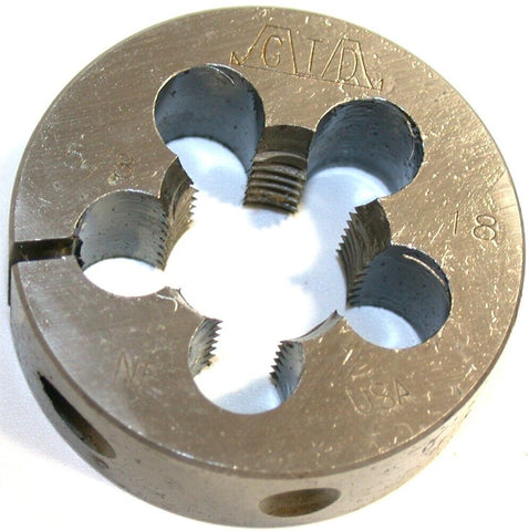 Greenfield 5/8"-18 NF HSS Adjustable Steel Thread Die 402365
