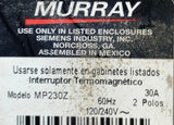 Murray MP230Z 2 Pole Circuit Breaker 30A 240VAC 1 PH Bolt-On