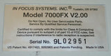 IN FOCUS SYSTEMS 7000FX V2.00 LCD PROJECTOR - SOLD AS IS