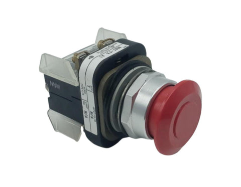 Allen-Bradley 800T-FX A1 2 Position Push/Pull Pushbutton Switch W/ Red Button