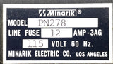 Minarik PN278 DC Drive Module 12A 3 AG 115V 60HZ