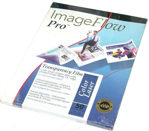 ImageFlow Pro 8 1/2" x 11" Laser Transparency 50 Ct 09753 NIB 2 Available Shield