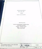 Chalco Engineering Corp. 5400, 5500, & 5600 Photo Tape Reader Instruction Manual