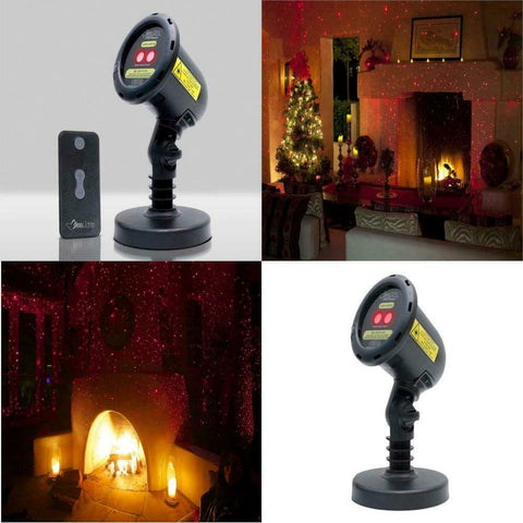 BlissLights Spright Motion Red Firefly Holiday Laser Projector W/Remote