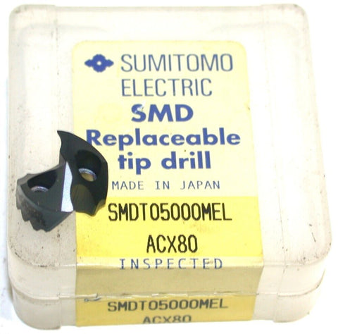 Sumitomo SMDT05000MEL ACX80 Carbide Replaceable Tip Drill NIB
