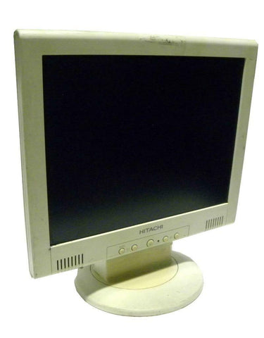 HITACHI CML154XW JS555 COLOR DISPLAY COMPUTER MONITOR - SOLD AS IS