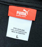 Puma Men's Graphic Black Short Sleeve Shirt Size Large