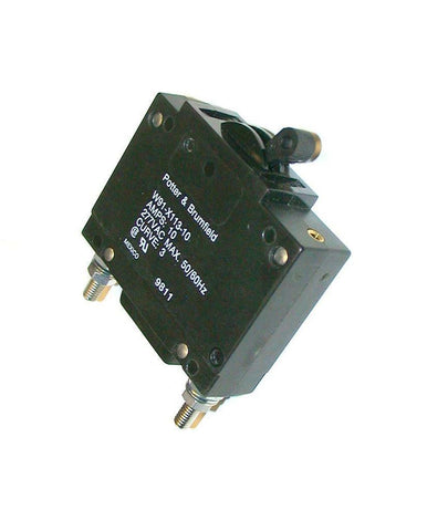 NEW POTTER & BRUMFIELD SINGLE POLE 10 AMP  CIRCUIT BREAKER MODEL W91-X113-10