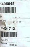 405646 Key & 401712 Roll Pin Kit For Vane Pumps