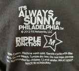Anvil Men's It's Always Sunny In Philadelphia I'm Not Fat Black Shirt Size M