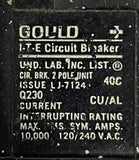 Gould I-T-E Q230 2 Pole Circuit Breaker 30A 120/240V 60HZ Plug-In