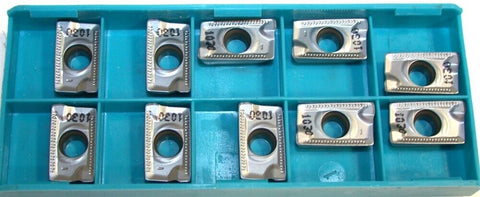 Lot of 10 New Ingersoll Carbide Milling Inserts APKT160408R-HR IN1030