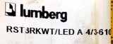 Lumberg RST3RKWT/LED A 4/3-610/2M 4-Pin Female To 3-Pin Male Cordset Cable