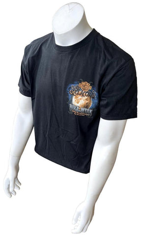 Alstyle Harley Davidson Motorcycle 88th Laconia Bike Week Black Shirt Size M