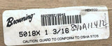 Browning 5018 X 1 3/16 Sprocket 18 Teeth 50 Chain 1-3/16" Bore