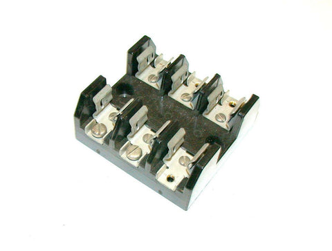 MARATHON 3-POLE FUSE HOLDER BLOCK 30 AMP 250 VAC MODEL F30A3S