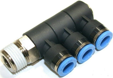 Festo QSLV3-G3/8-8 Multiple distributor valves 153226 New - 2 available