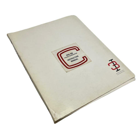 Chronetics Model PG-32 Pulse Generator Instruction Manual