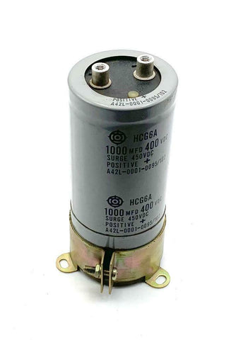 Fanuc HCG6A Capacitor 1000 MFD 400 VDC A42L-0001-0095/102