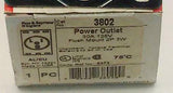 New Pass & Seymour Legris  3802  Power Outlet 30 Amp 125 VAC 2P 3 Wire