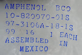 Amphenol 97-3106A-18-1S 10-Position Female Plug Connector