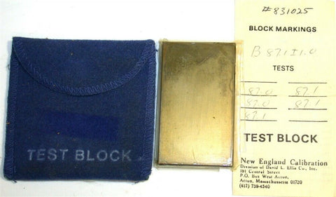 Antonik Hardness Test Block B 87.1