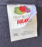 Fruit Of The Loom God Bless America New York USA Flag Graphic Shirt Size 2XL