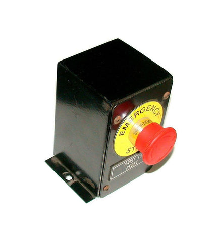 TWIST EMERGENCY STOP  ENCLOSURE BOX  3" X 3" X 5"
