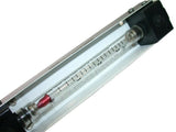 FISHER CONTROLS FLOWMETER ARGON .2-3.4 LITRES/MIN RA430022 W / STAND
