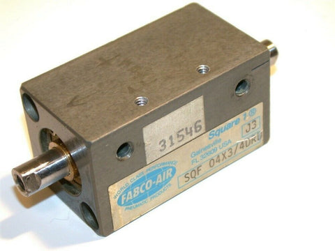 UP TO 2 NEW FABCO-AIR DOUBLE END AIR CYLINDERS SQF 04X3/4DRD