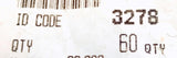 80/20 3278  5/16-18 Thread Slide-In Economy T-Nut 15 Series - Pack of (60)