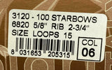Brizzolari Premium 2-3/4" Blue Star Gift Bow 5/8" Ribbon 15 Loop 100 Count