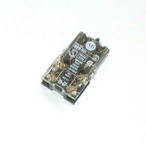 NIB New Allen Bradley   800M-XAK   Contact Block 10 Amp 1 N.O. 1 N.C. Contacts