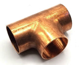Mueller W40123 Streamline Copper Tee 2-5/8"OD 2-1/2"NOM WT-600