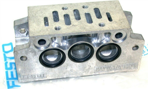 Festo NAVW-1/4-1-ISO Manifold Sub-Base with 90° connections 152789 New