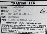 Acromag 412-RB-C Transmitter Module 115VAC 6W 20mA Max
