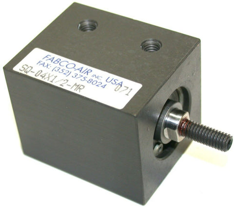 UP TO 5 NEW FABCO-AIR AIR CYLINDERS 1/2" STROKE SQ-04X1/2-MR
