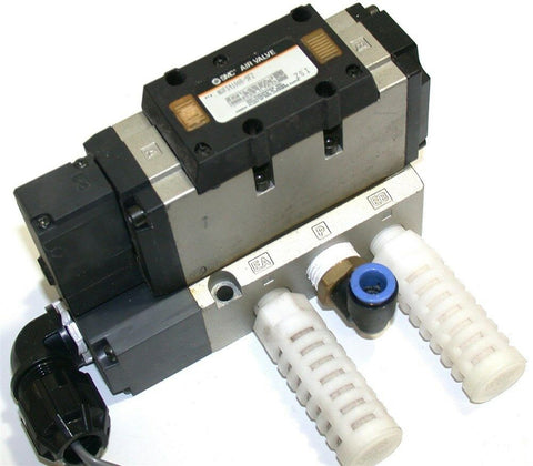 SMC Solenoid Bank 24 Volt 4/5 Port NVFS4100R-5FZ