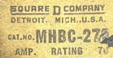 Square D MHBC-270 2 Pole Circuit Breaker 70A 240V