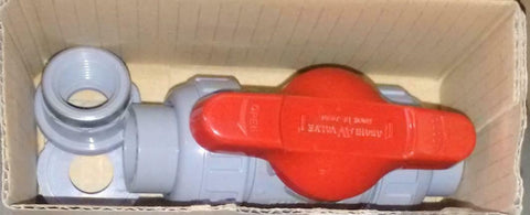 New Asahi AV  Type 21  CP21C005EC  Combo True Union C-PVC Ball Valve 1/2" 15 mm