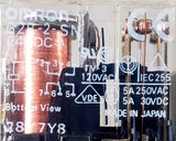 Omron G2R-2-SN Pilot Relay 24-30VDC 120-250VAC 5A With Contact Block