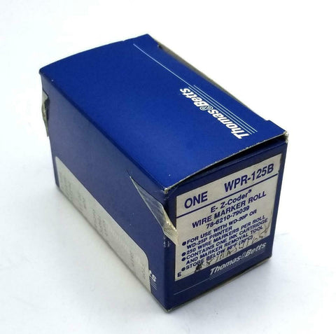 Thomas & Betts WPR-125B E-Z Coder Wire Marker Roll