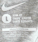 Nike Women's Ohio State Buckeyes OSU Gray Slim Fit Shirt Size Large