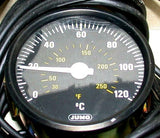 New Jumo  16192841  Panel Mount Dial Thermometer 0-250 Degrees Fahrenheit