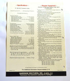 HARDINGE HLV-EM HIGH SPEED TOOL ROOM LATHE BROCHURE