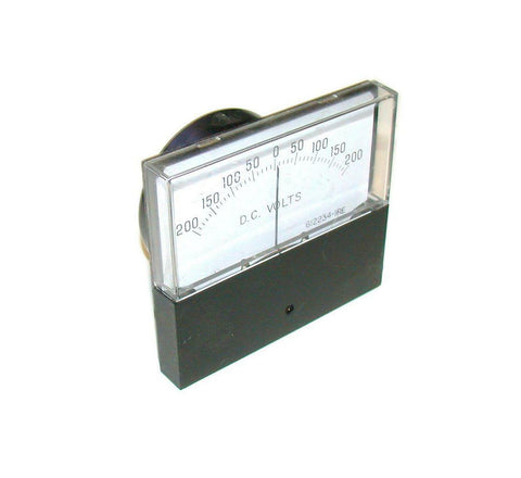YOKOGAWA PANEL MOUNT DC VOLTMETER 0-200 VDC 3 1/2" MODEL 612234-1R