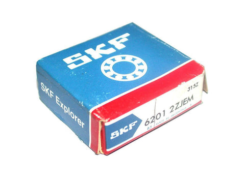 BRAND NEW IN BOX SKF BALL BEARING 6201 2ZJEM (2 AVAILABLE)