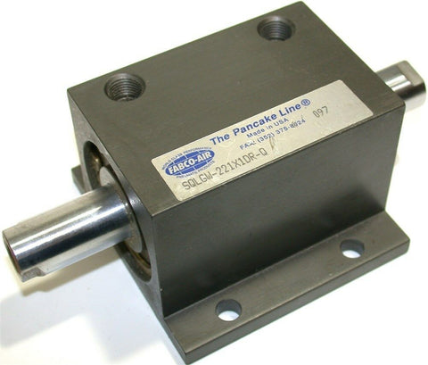 UP TO 2 NEW FABCO-AIR AIR DOUBLE END CYLINDERS 1" STROKE SQLGW-221X1DR-Q